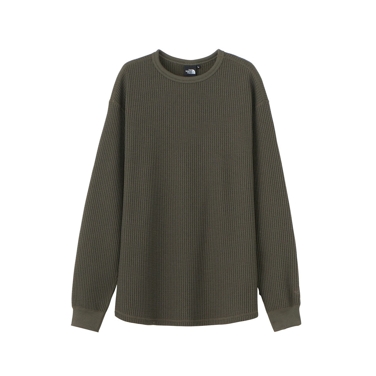 ロングスリーブウォームワッフルクルー 長袖 ロンT アウトドア シンプル 防寒