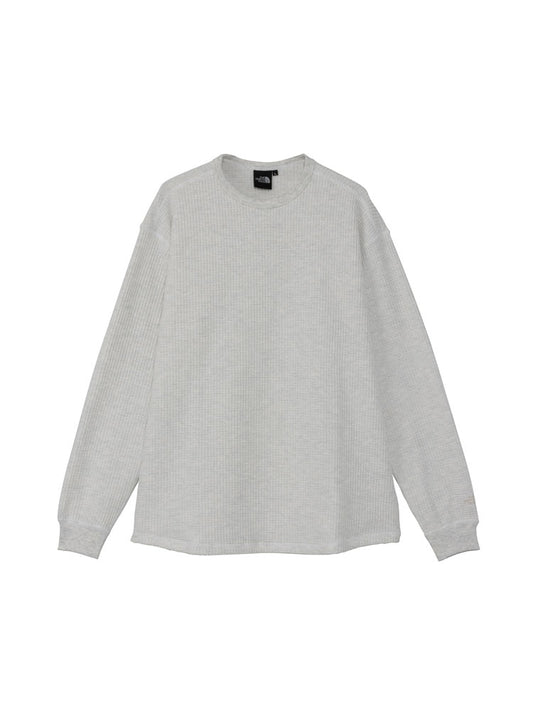 ロングスリーブウォームワッフルクルー 長袖 ロンT アウトドア シンプル 防寒