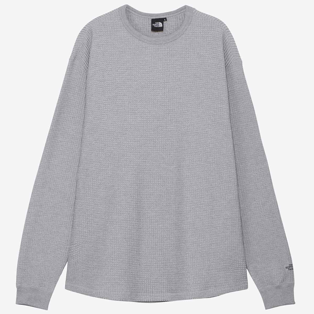 L/S WARM WAFFLE CREW ユニセックス 長袖 Tシャツ アウトドア