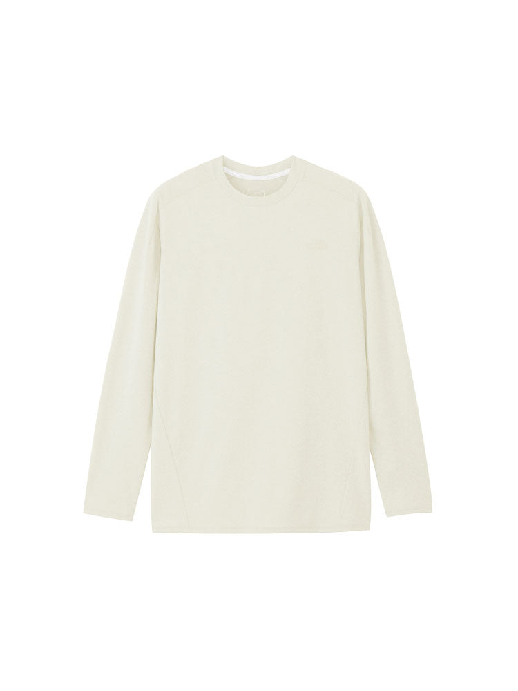 メンズ 長袖Tシャツ トップス ロングスリーブフラッシュドライアクションクルー