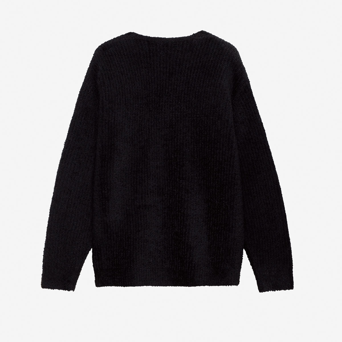 オルタナティブフェザーカーディガン ユニセックス カジュアル シンプル ニット