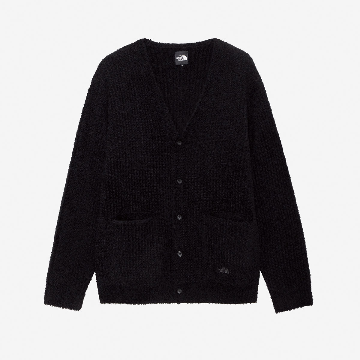 オルタナティブフェザーカーディガン ユニセックス カジュアル シンプル ニット