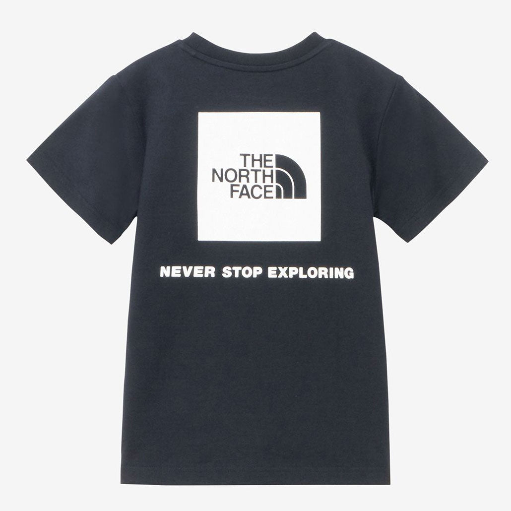 ショートスリーブバックスクエアロゴティー キッズ 半袖 Tシャツ アウトドア シンプル