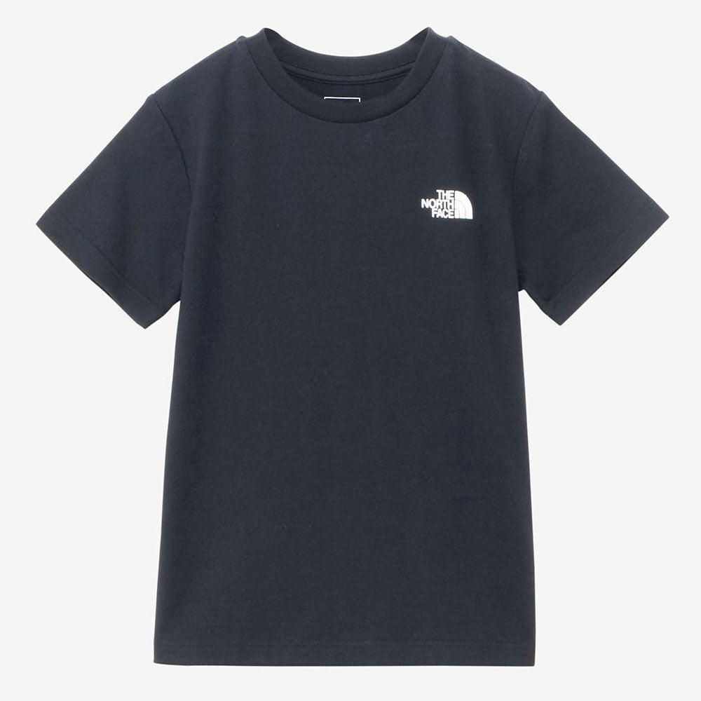 ショートスリーブバックスクエアロゴティー キッズ 半袖 Tシャツ アウトドア シンプル