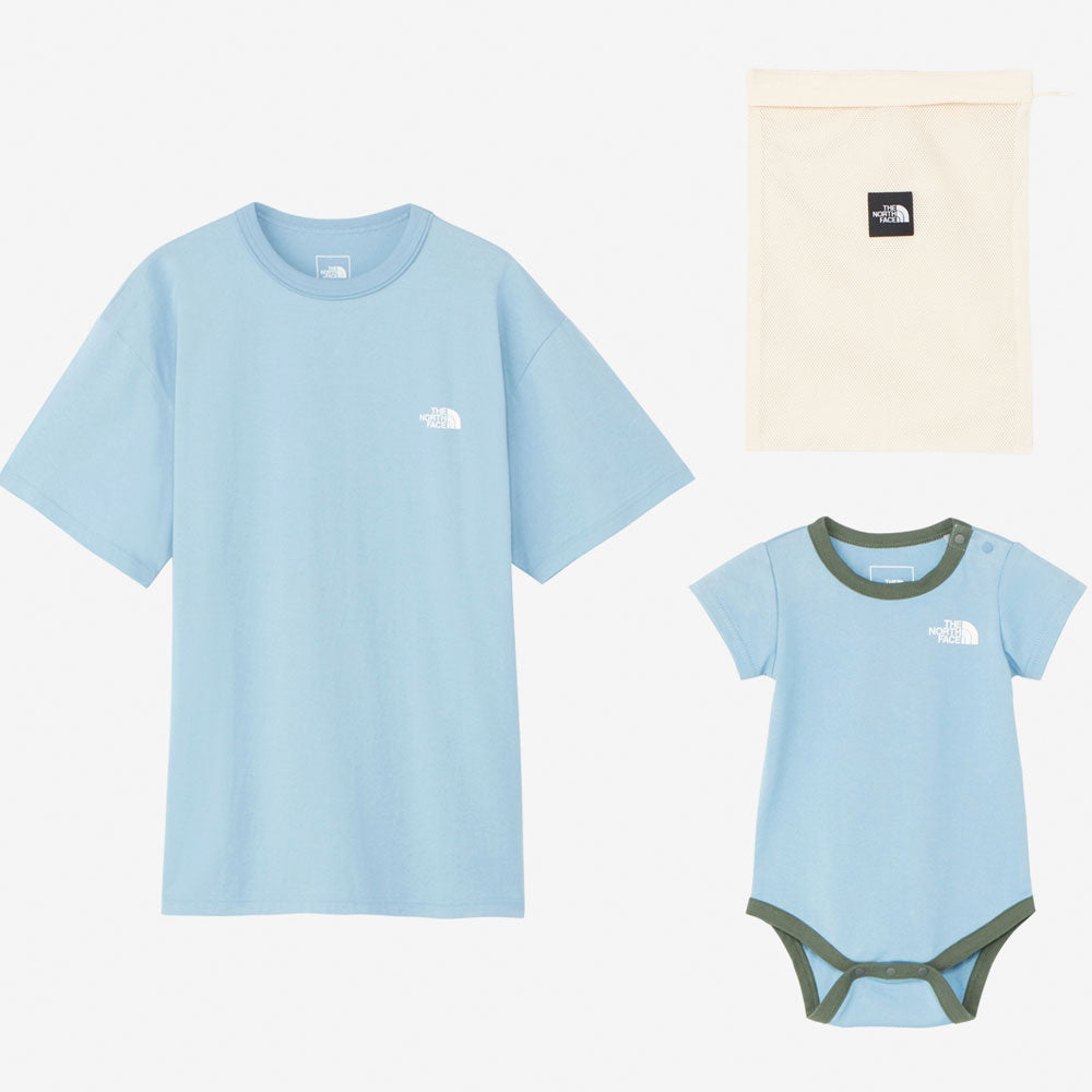 CR Short Sleeve Tee &amp; Baby Romper Set Baby Shower Gift