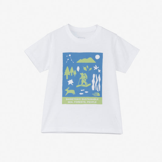 トドラーショートスリーブシレトコトコティー キッズ 半袖 Tシャツ カジュアル アウトドア