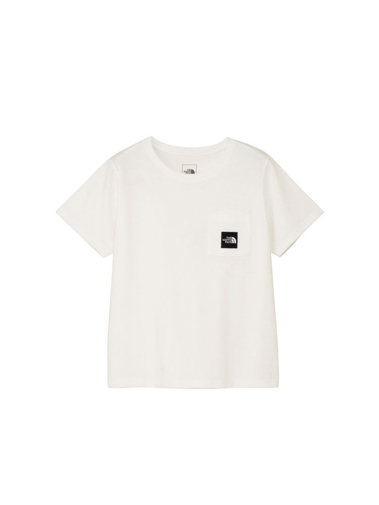 レディース 半袖Tシャツ ショートスリーブスクエアロゴポケットティー トップス