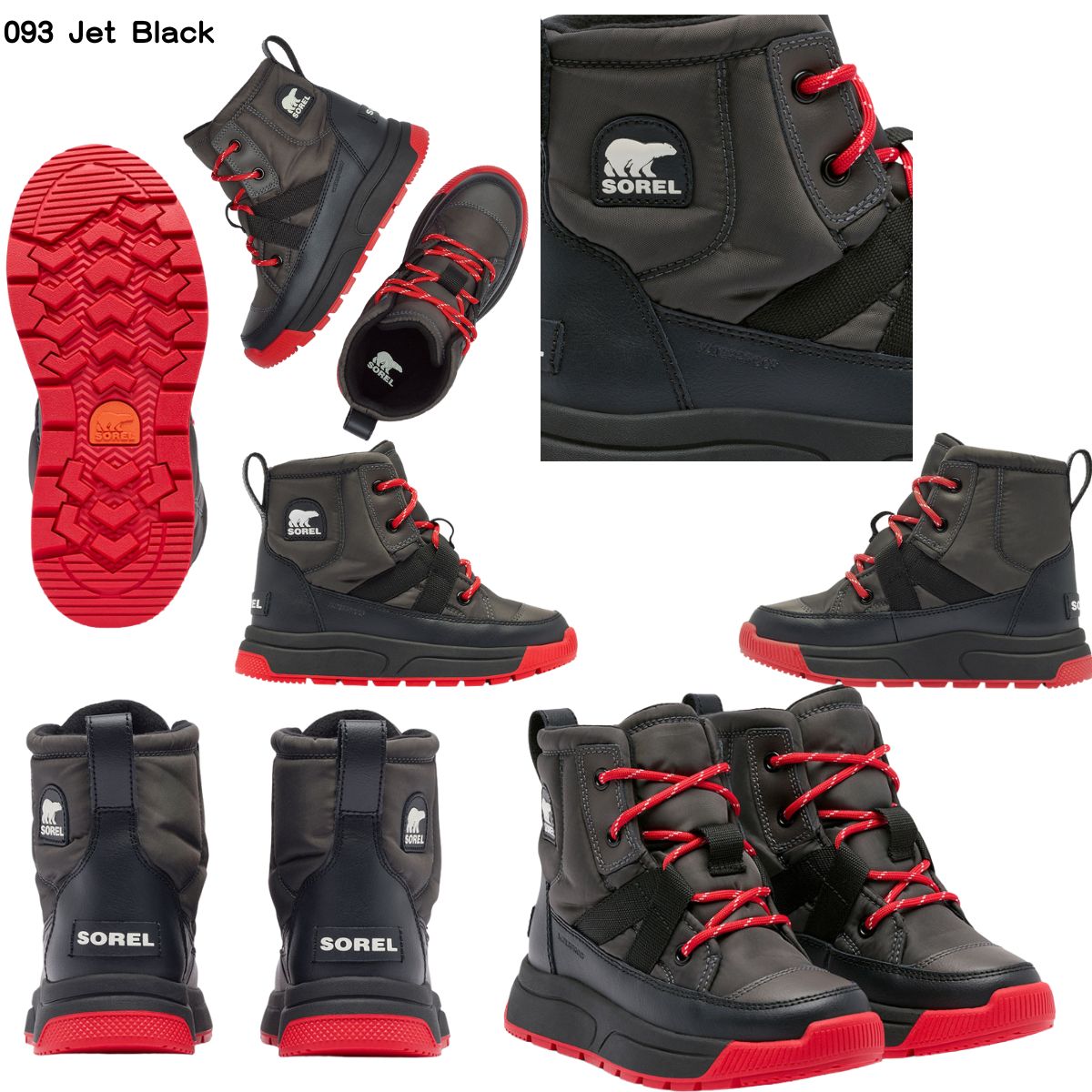 ユース ウィットニー3 ミッド ウォータープルーフ キッズ 防水 スノーシューズ 雪遊び