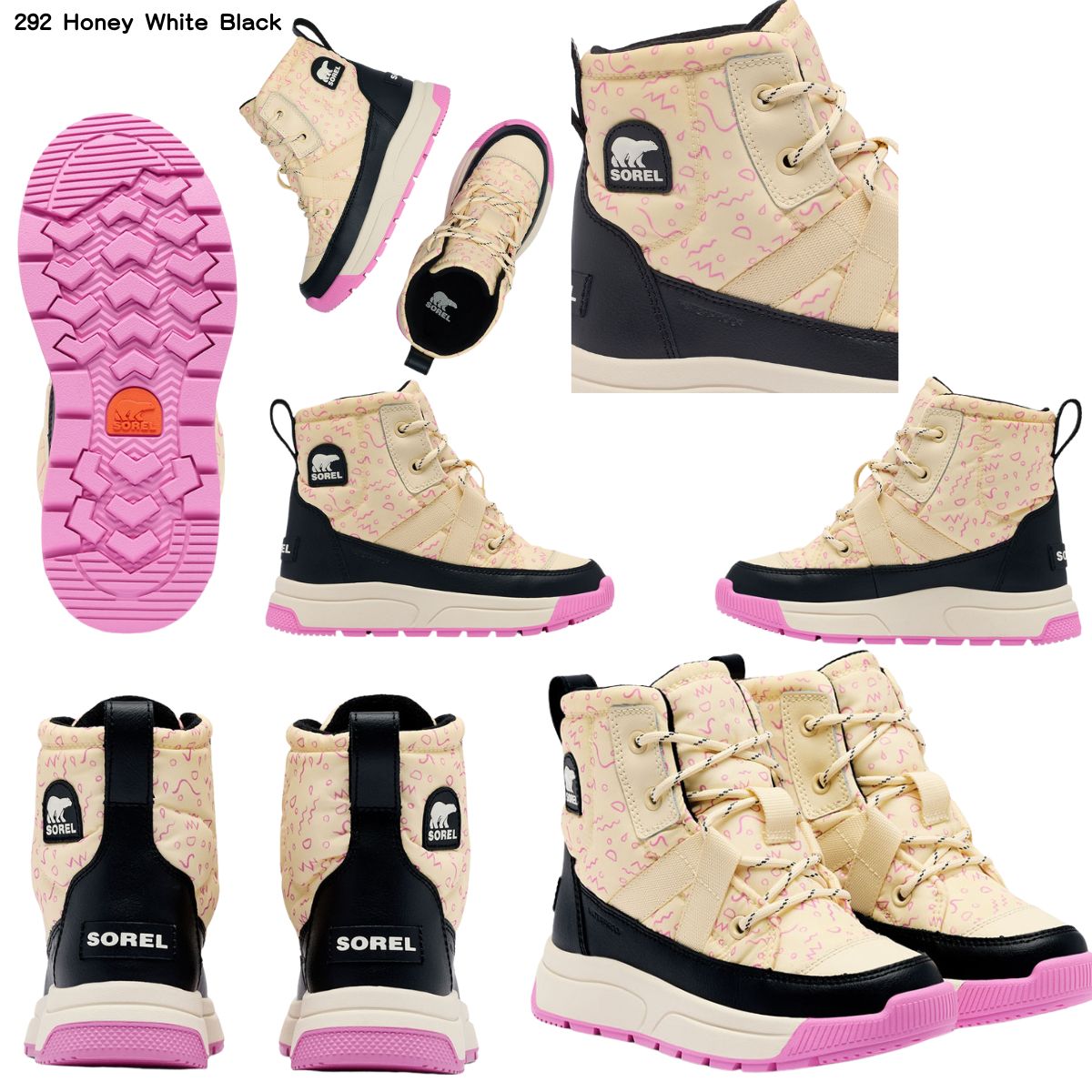 ユース ウィットニー3 ミッド ウォータープルーフ キッズ 防水 スノーシューズ 雪遊び