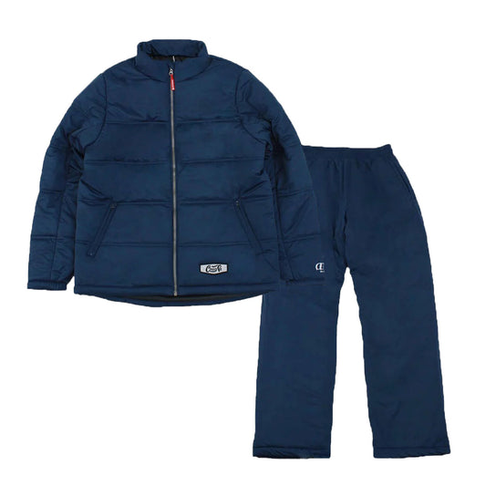 Padded jacket and pants set, windproof, water repellent