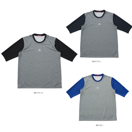 ヘザーテック7分袖シャツ 機能Tシャツ