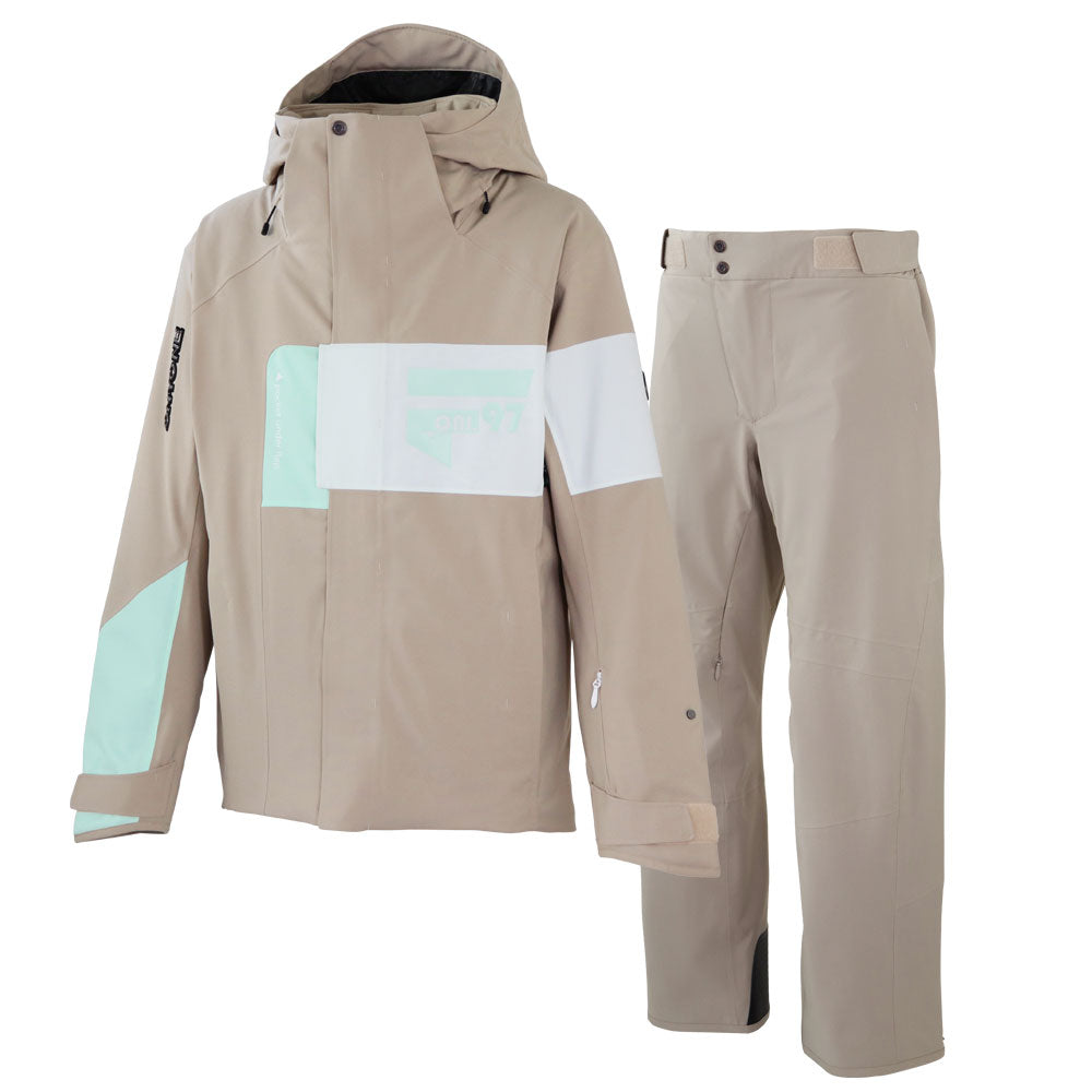 Men's ski wear top and bottom set DEMO Outer jacket and long pants set up