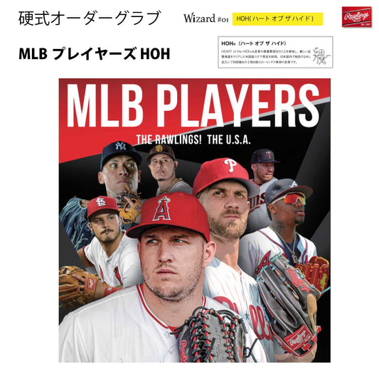 受注生産 硬式オーダーグラブ MLBプレイヤーズ HOH