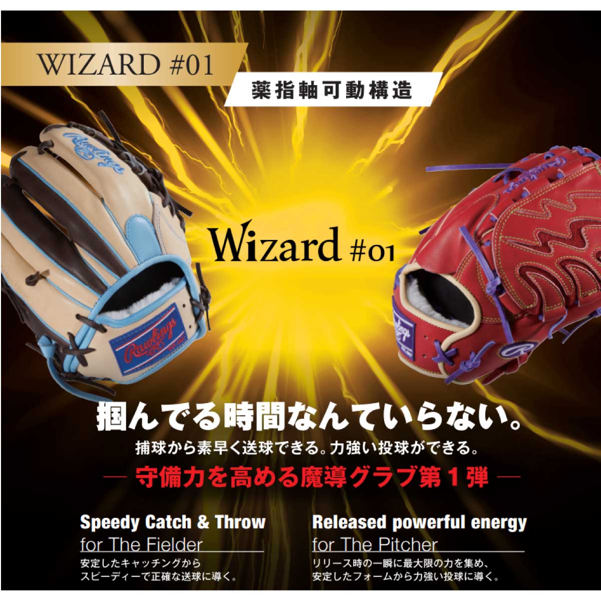 Made to order softball glove Wizard #01 HOH