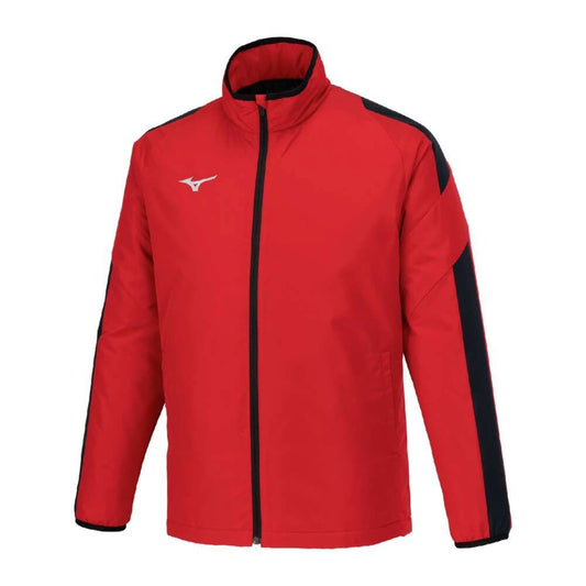 ウォーマーシャツ メンズ サッカー ウォーマー ジャケット スリムフィット 中綿入り