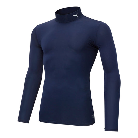 コンプレッション モックネック LS シャツ メンズ サッカー フットサル インナーシャツ