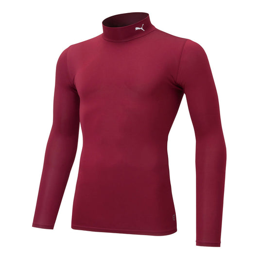 コンプレッション モックネック LS シャツ メンズ サッカー フットサル インナーシャツ