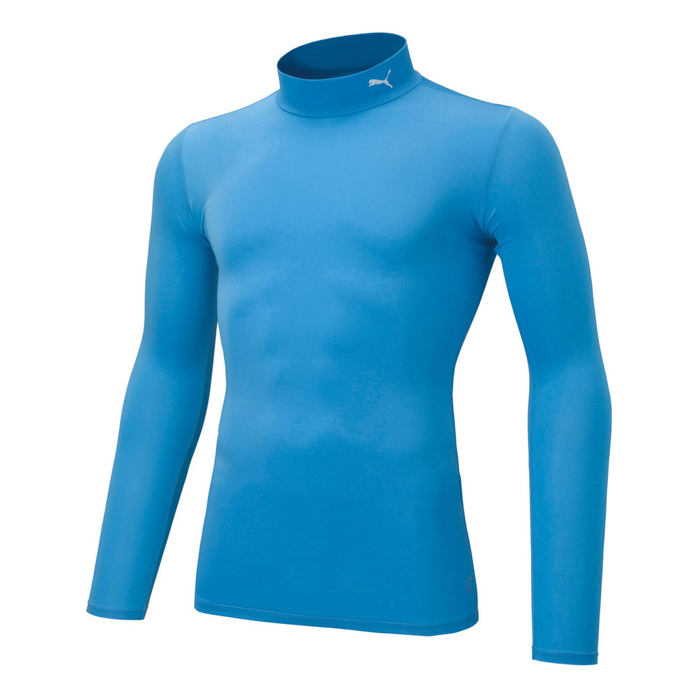 コンプレッション モックネック LS シャツ メンズ サッカー フットサル インナーシャツ