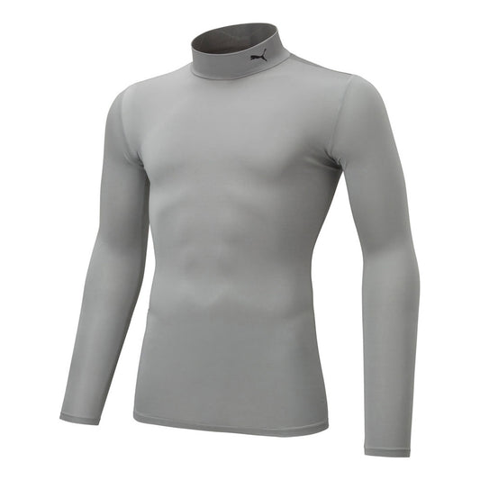コンプレッション モックネック LS シャツ メンズ サッカー フットサル インナーシャツ