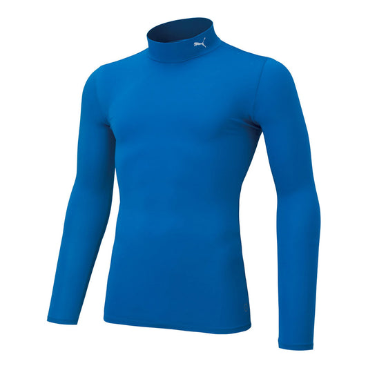 Compression Junior Mock Neck LS Soccer Futsal Inner Shirt