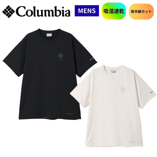 半袖Tシャツ ワイルドステップパスグラフィックショートスリーブTシャツ メンズ アウトドア