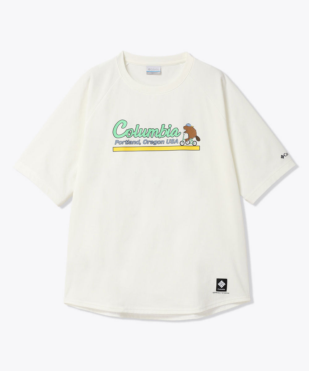 半袖Tシャツ レイリバーラグラングラフィックショートスリーブTシャツ メンズ アウトドア