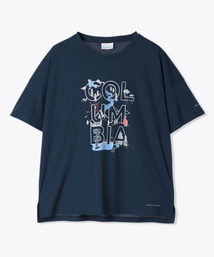 ウィメンズローハイクオムニフリーズショートスリーブTシャツ レディース 半袖 アウトドア