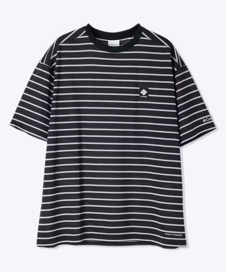 バルフォアリバーショートスリーブボーダーTシャツ 半袖 アウトドア シンプル 速乾