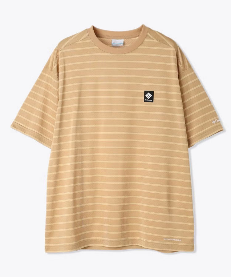 バルフォアリバーショートスリーブボーダーTシャツ 半袖 アウトドア シンプル 速乾