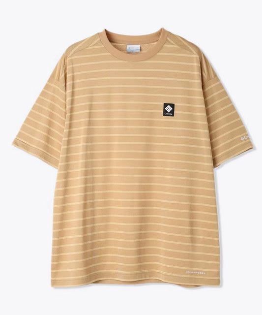 バルフォアリバーショートスリーブボーダーTシャツ 半袖 アウトドア シンプル 速乾