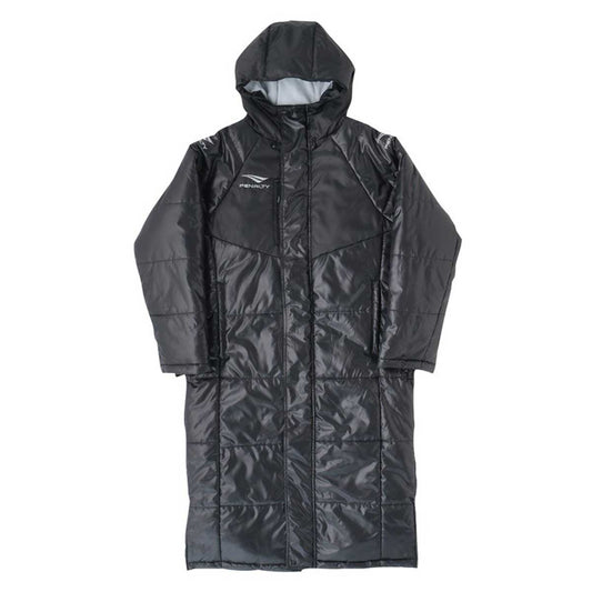 Long coat for men, soccer, bench coat, warm-up