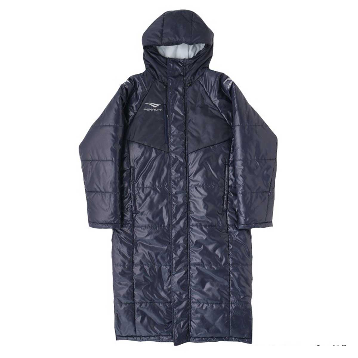 Long coat for men, soccer, bench coat, warm-up