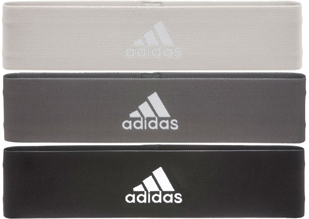 Adidas Resistance Band Set Grey Stone Black