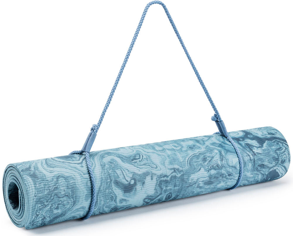 Non-slip yoga mat with 5mm sling rope for fitness