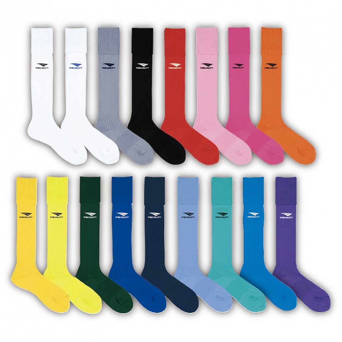 One-point soccer stockings, standard basic socks, 25-27cm