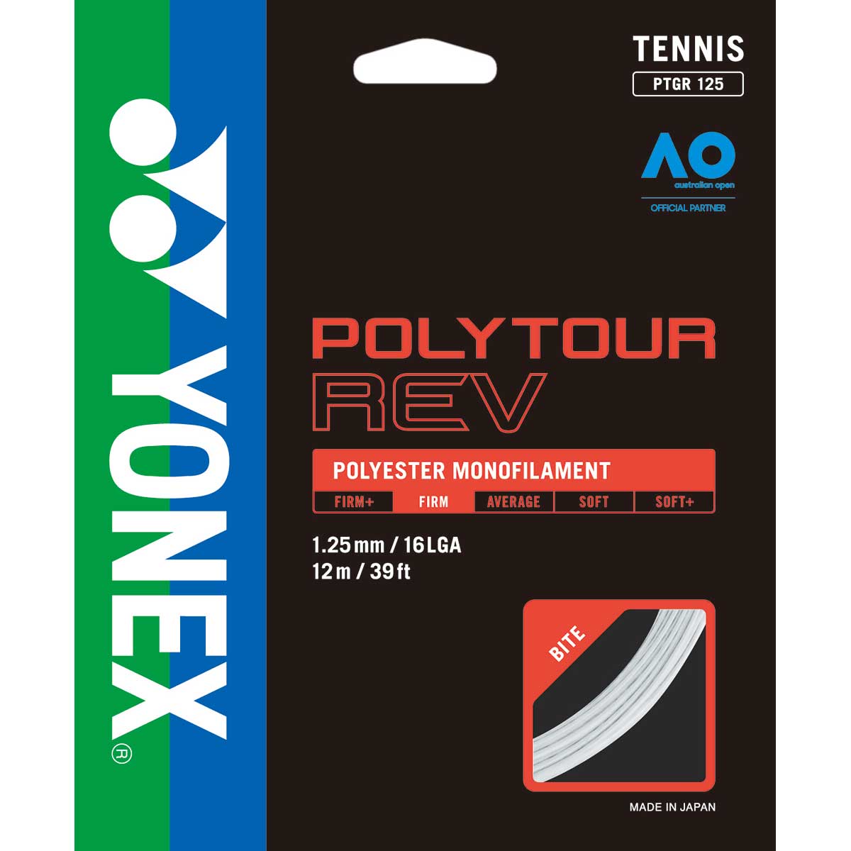 Tennis String Poly Tour Rev 125