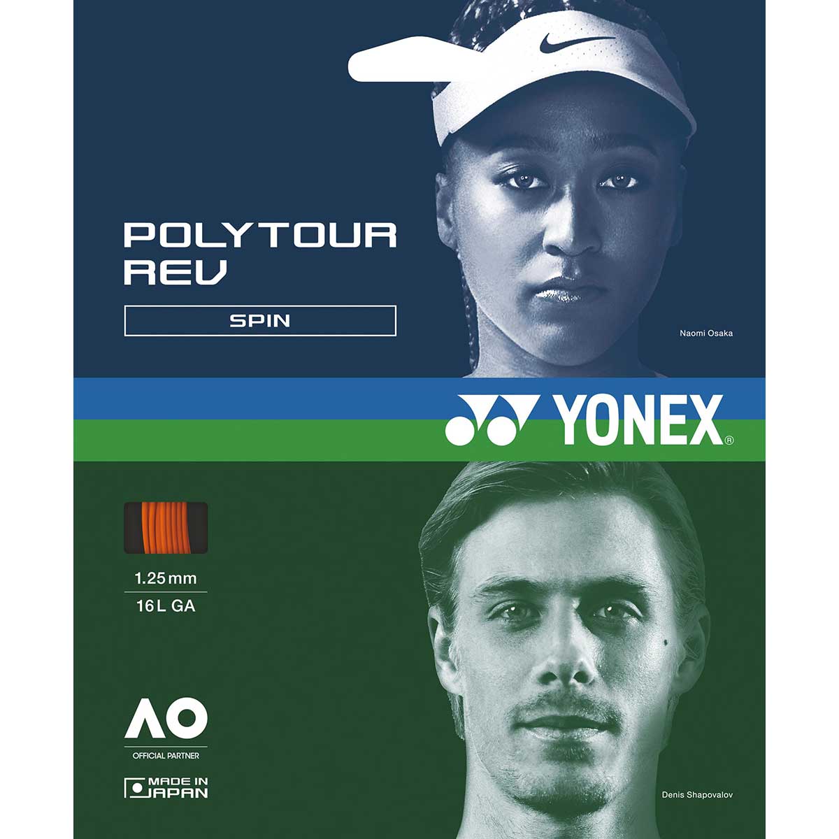 Tennis String Poly Tour Rev 125