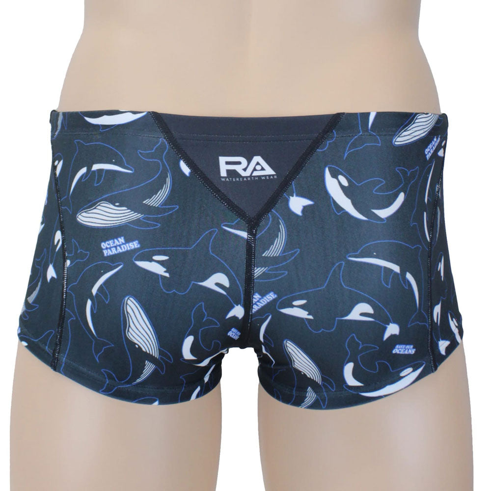 MAMMALS Men's Swim Box Competitive Swimming Training Swimwear for Swimming Practice