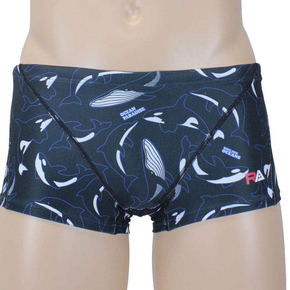 MAMMALS Men's Swim Box Competitive Swimming Training Swimwear for Swimming Practice