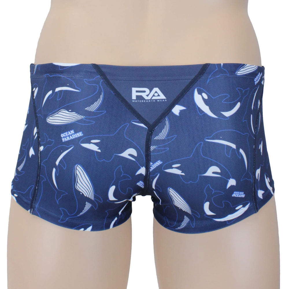 MAMMALS Men's Swim Box Competitive Swimming Training Swimwear for Swimming Practice