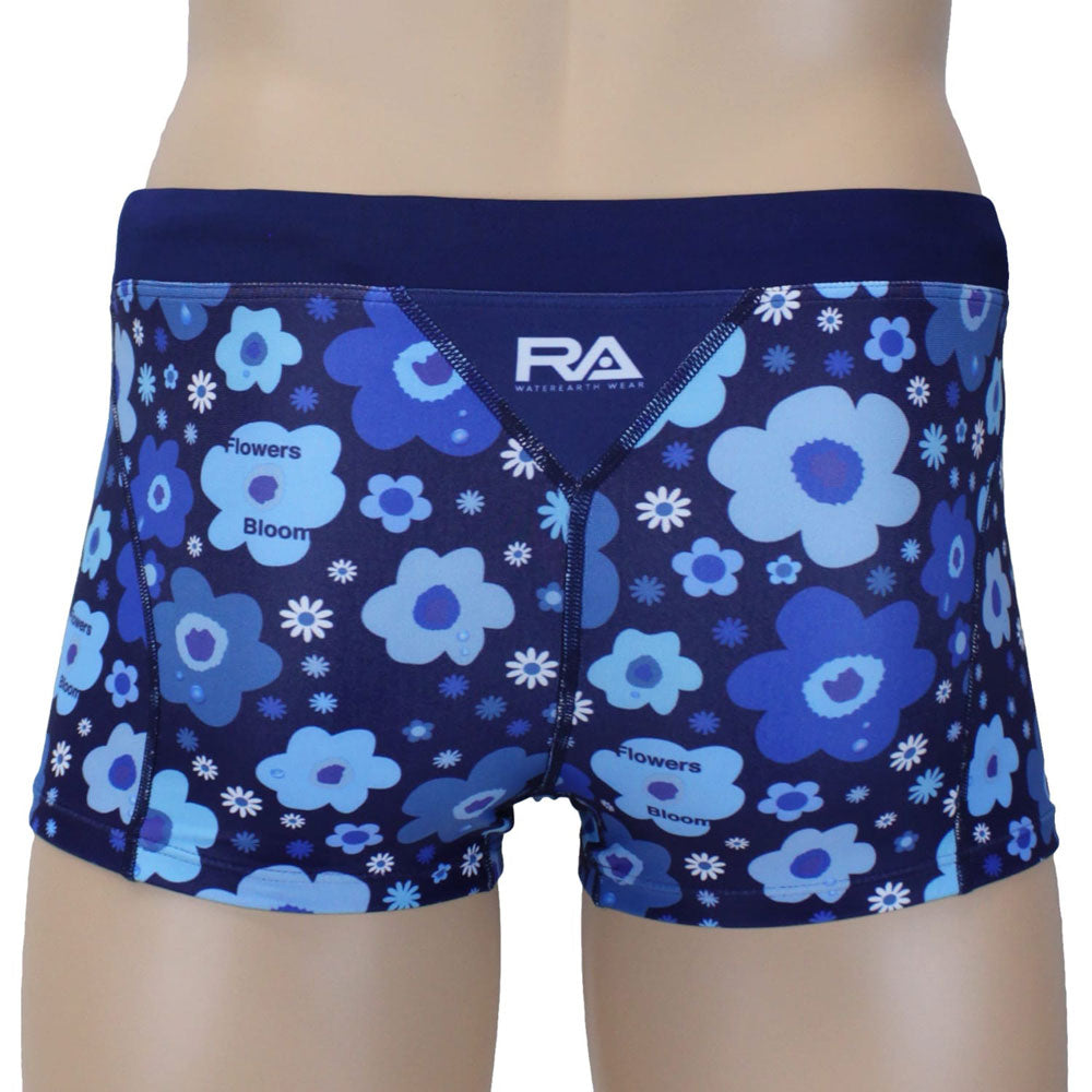 FLOWER BLOOMS Men's Swimbox Competitive Training Swimwear for Practice