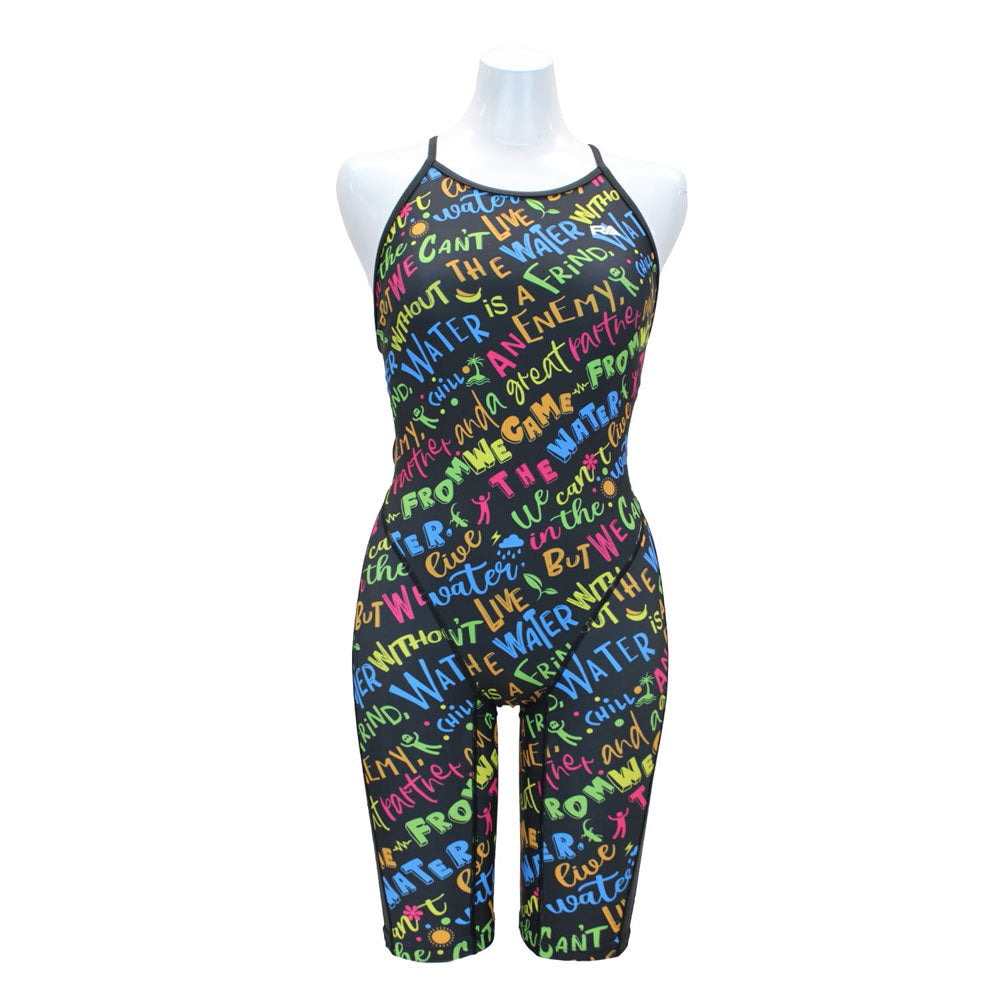 Women's competitive swimming training swimsuit H BACK all-in-one for swimming practice