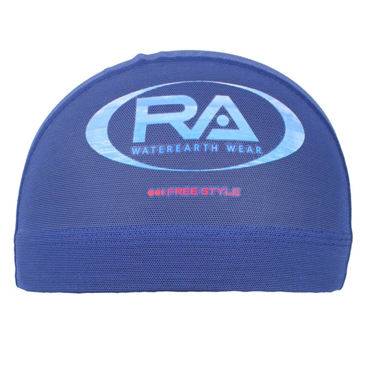 Printed Mesh Swim Cap for Swimming, Practice, and Fitness