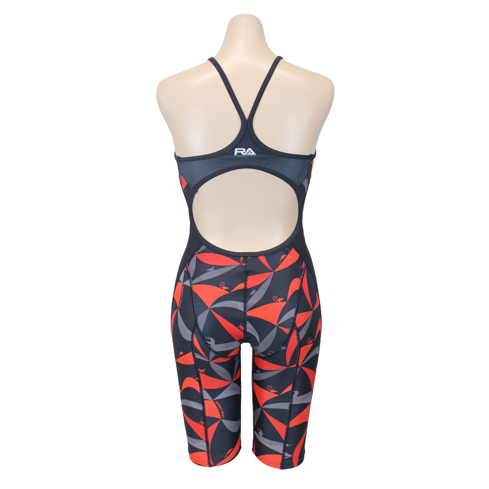 JUNGLE BEAT Women's Competitive Training Swimsuit, All-in-One, with Pads