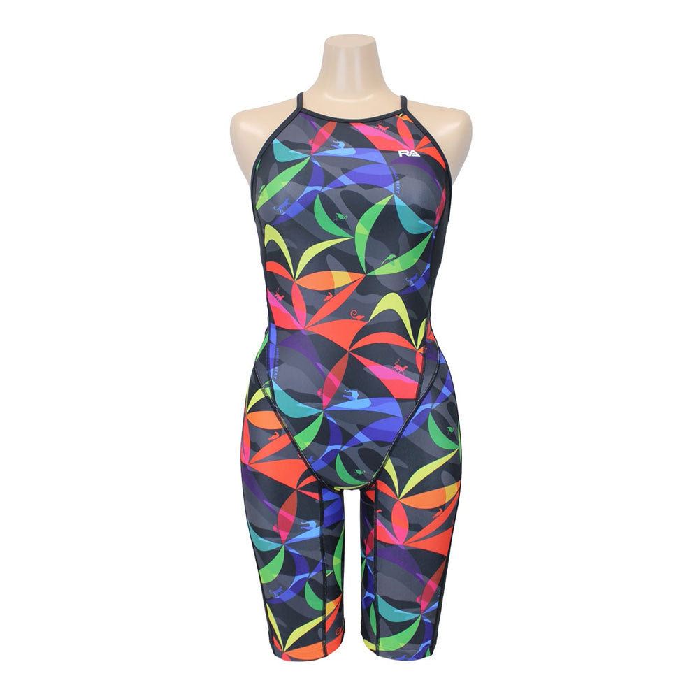 JUNGLE BEAT Women's Competitive Training Swimsuit, All-in-One, with Pads