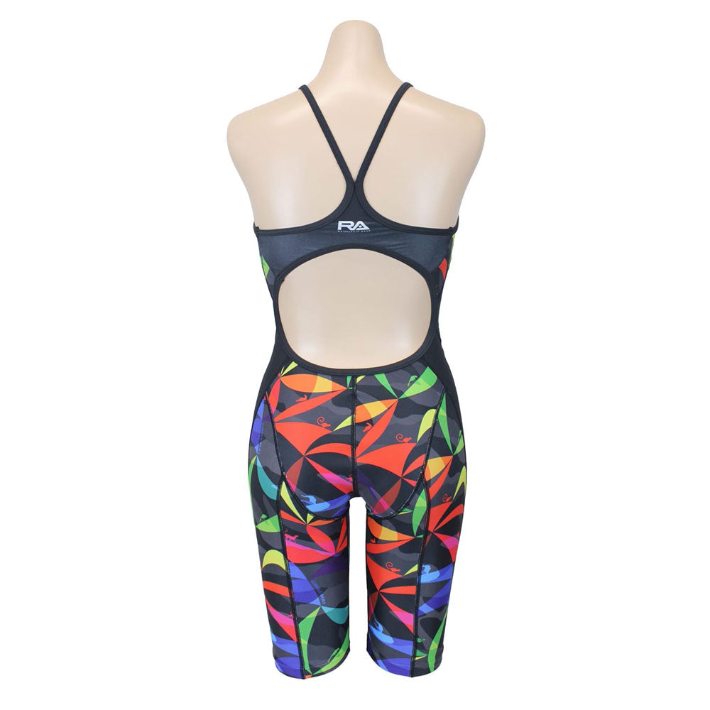 JUNGLE BEAT Women's Competitive Training Swimsuit, All-in-One, with Pads