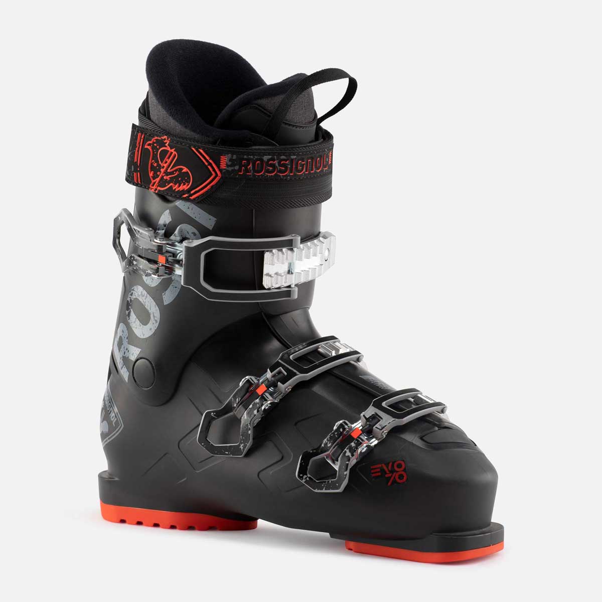 EVO 70 BLACK Men's Ski Boots Wide 3 Buckle Beginner