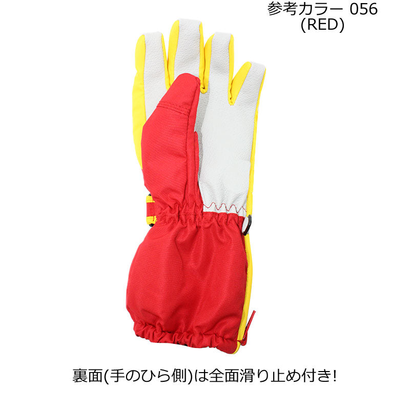 Ski gloves for kids, 5-finger gloves, winter, snow