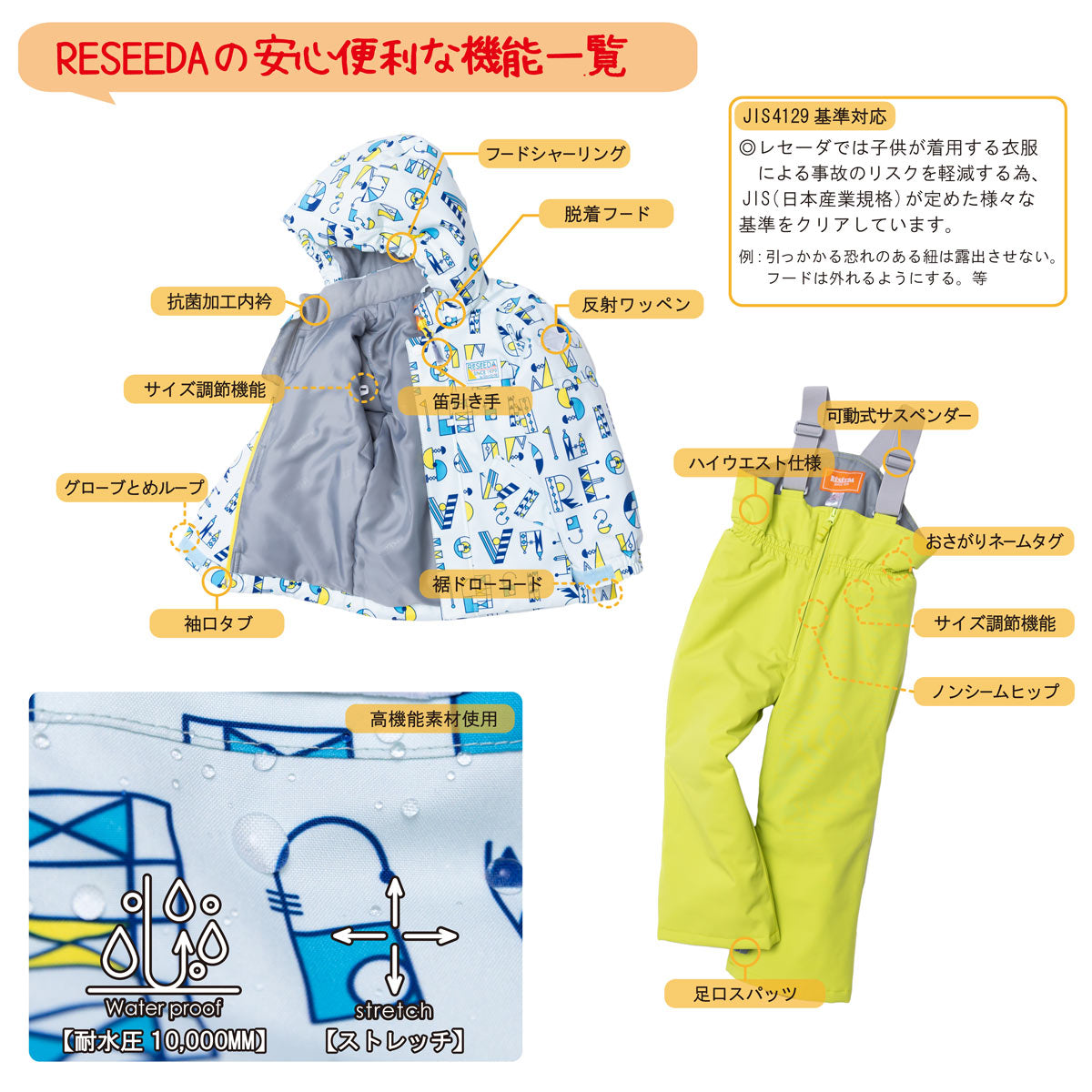 スキーウェア トドラ ジュニア キッズ 上下セット TODDLER SUIT – SPORTEC.JP