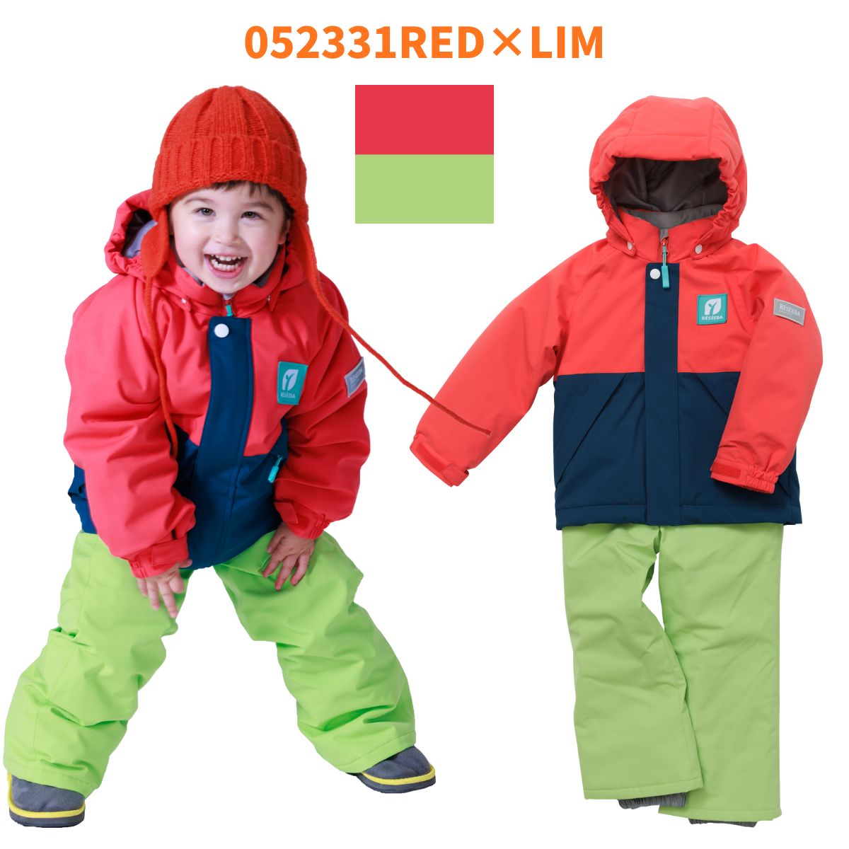 キッズ ジュニア スキーウェア 上下セット スノーウェア TODDLER SUIT 子供用